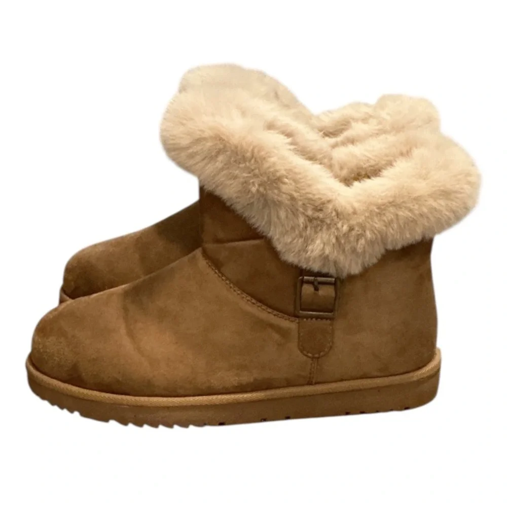 Authentic Jessica Cline warm winter ankle boots sz 9 W